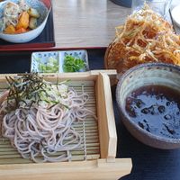 Zaru Soba with Vegetable Kakiage at Yuki in the Hills in Aldgate