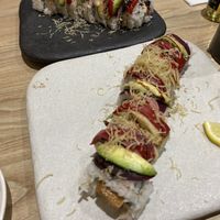 Vegan set menu - course 3 - chef choice of sushi   at Yuki in the Hills in Aldgate