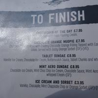 Desserts at Macgochans in Isle Of Mull