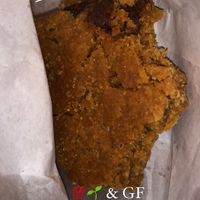 Gluten-free and vegan peanut butter blondie 👅 ITS A MUST TRY 👌🏻  at Strelitzia in East London