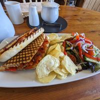 Red pepper Panini at Pantri in Llanberis