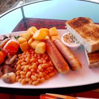 The full vegan breakfast at Pantri in Llanberis