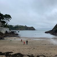 Readymoney cove   at Readymoney Beach Shop in Fowey