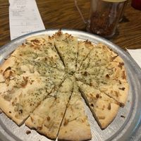 Garlic chips with vegan cheesee  at Lake Tahoe Pizza Company in South Lake Tahoe