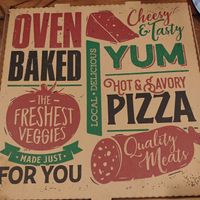 Pizza box at Lake Tahoe Pizza Company in South Lake Tahoe