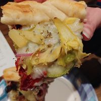 Vegan California Cuisine with Olive oil, garlic and oregano, yum 😋 at Lake Tahoe Pizza Company in South Lake Tahoe