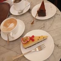 Vegan cakes and coffee at Hollandia in Malmo