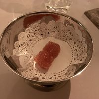 Sweets with coffee  at Zum Blauen Engel in Bern