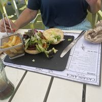 Vegan burger   at Casablanca  in Guardamar Del Segura