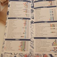Menu at Casablanca  in Guardamar Del Segura
