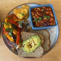 Vegan breakfast  at Muddled Lime in Long Buckby
