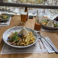 Vegetable saltado  at Mapacho in Aguas Calientes