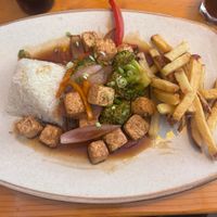 The food was so good 😁❤️  at Mapacho in Aguas Calientes