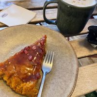 Vegan carrot cakee  at de moniö in Mallorca