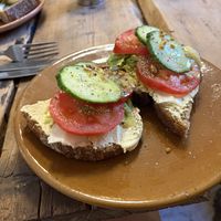 Hummus Sandwich  at de moniö in Mallorca