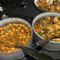Chana masala and aloo gobi  at Flavors of India in Cocoa Beach