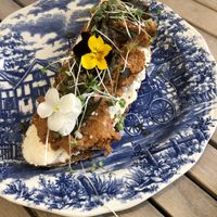 toast with tofu cheese  at Maldita Gloria! in Alicante