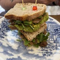 Portobello bacon sandwich   at Maldita Gloria! in Alicante