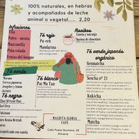 Menu  at Maldita Gloria! in Alicante