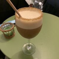 Iced latte with soya milk   at Maldita Gloria! in Alicante