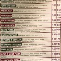   at ECCo PIZZA in London