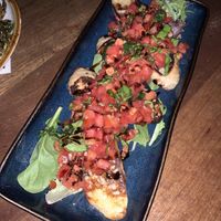 bruschetta 😍  at Idlewild Spirits Brewpub and Restaurant in Winter Park