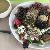 Day two lunch. If it’s half as good as it looks, or half as good as the lunch yesterday I’ll be happy.  at Macrobiotic Zen in Barcelona