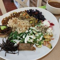 Mix de quinoa con curry y arroz at Macrobiotic Zen in Barcelona