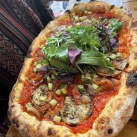 Vegan pizza  at Antica Osteria Pisac - Tratoria Pizzeria in Pisac