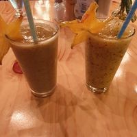 Smoothie Strawberry/Mint and Passionfruit at El Jardin De Frida - Maybe closed in La Fortuna