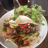 Sweet potato falafel tacos at The Pantry in Belfast