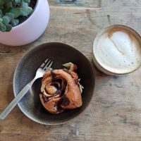 Chocolate vegan roll at Hey Schnecke in Berlin