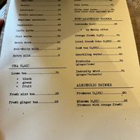 Drinks   at Honest Taste in Prague