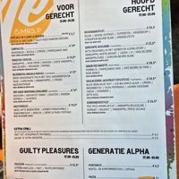 Menu kaar zomer 2024 at Me & Mrs P in Velp