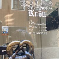 The magical doorknob  at Strudel Cafe Kröll in Innsbruck