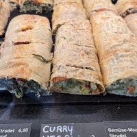 Savory vegan Strudel  at Strudel Cafe Kröll in Innsbruck