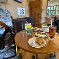 All vegan cakes - well priced and generous with portions.  at World Peace Cafe in Northampton