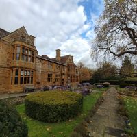 Outside seating at World Peace Cafe in Northampton