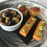 Chickpea chips at Six in Gateshead