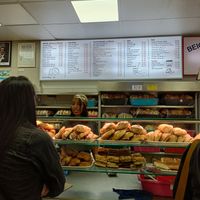 Menu at Beigel Bake in Shoreditch