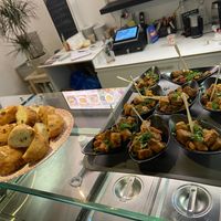 Snacks for their closing  at Mensa Mensa in Rotterdam