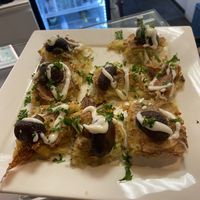 Snacks for their closing  at Mensa Mensa in Rotterdam