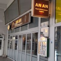 Outside at An An in Hamburg