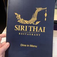 Menu   at Siri Thai in Rangiora