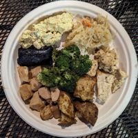 various items from the hot/salad bar at Down to Earth  - Store and Deli in Kapolei