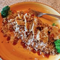 Vegan teriyaki chicken at Cocolinda Alameda in Valencia