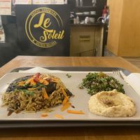 Watch out Meat hidden in the rice  at Le Soleil in Paris