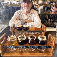 Beer flight  at Grand Canyon Brewing Company in Page