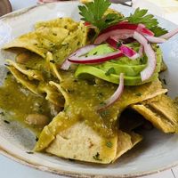 Chilaquiles   at MACANELA in Guanajuato