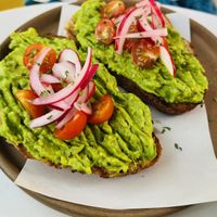 Avocado toast  at MACANELA in Guanajuato